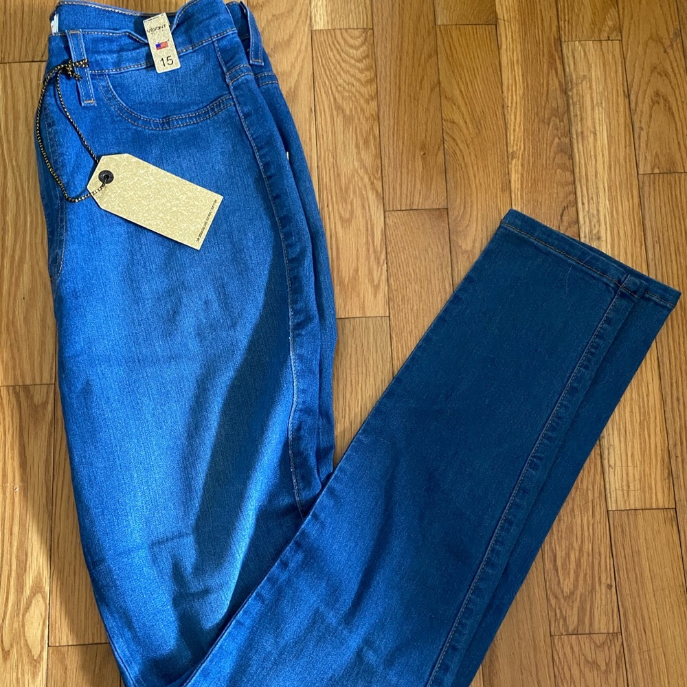 High Waisted Stretch Skinny Jeans